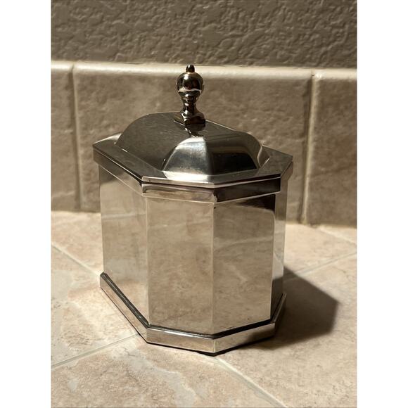 Vintage Lenox Williamsburg Silver Plate Heart Trinket Box Kirk Stieff - Picture 4 of 10